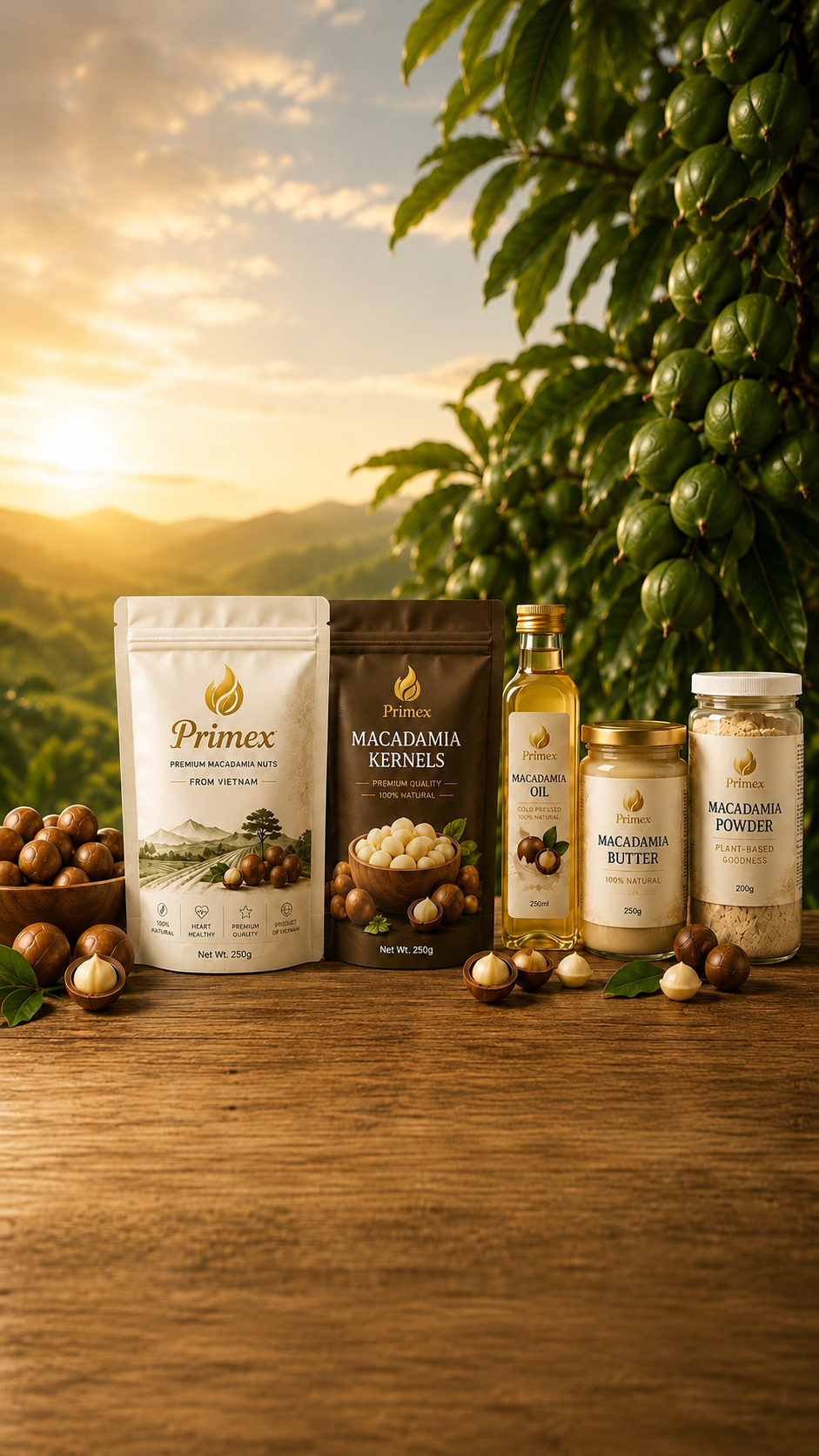 import macadamia from vietnam primex